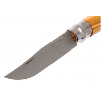 Нож OPINEL №8, нержавеющая сталь, рукоять оливковое дерево
