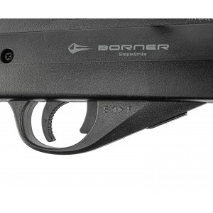 Винтовка пневматическая компрессионная Borner Simple Strike Pump, Black кал. 4,5 мм (пластик, 3 Дж)