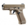 Пневматический пистолет Umarex Glock 19X, кал. 4,5 мм (метал, цвет песок, blowback, ВВ)