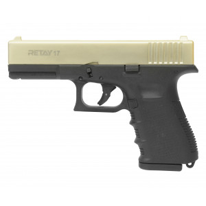 СХП Охолощенный пистолет Retay 17 Glock, кал. 9 мм, сатин