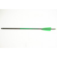 Стрела арбалетная карбоновая Centershot Toxic Carbon 16" Half Moon Nock